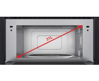 Kuchenka mikrofalowa Whirlpool AMW 731 IX Grill - 1426574 - zdjęcie 5